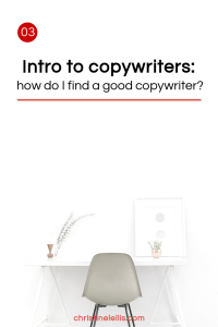How do I find a good copywriter?